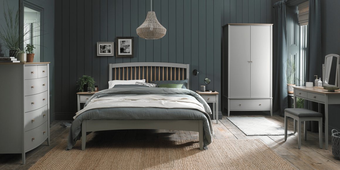 Whitby Scandi Oak & Warm Grey Bedroom