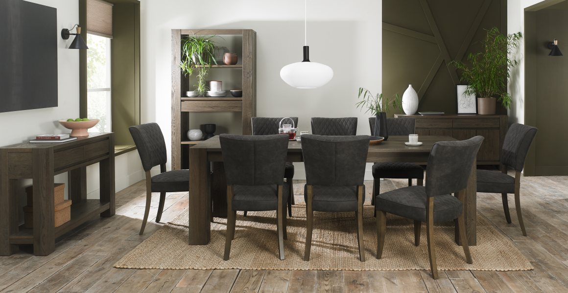 Logan Fumed Oak Dining 