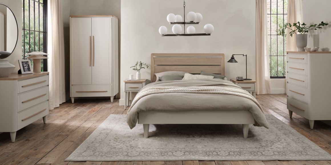 Larsen Scandi Oak & Soft Grey Bedroom