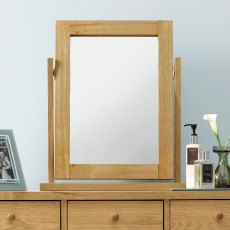 Atlanta Oak Vanity Mirror