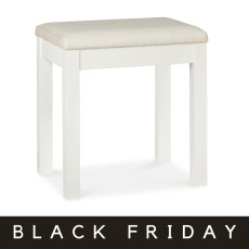 Atlanta Two Tone Stool - Sand Fabric