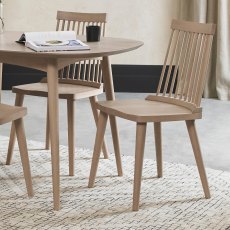 Spindle Chair - Scandi Oak (Pair)