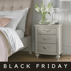 Montreux Urban Grey 3 Drawer Nightstand