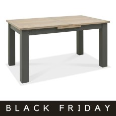 Oakham Dark Grey & Scandi Oak 4-6 Dining Table