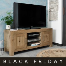 Turin Light Oak Entertainment Unit