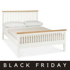 Atlanta Two Tone High Footend Bedstead Small Double 122cm