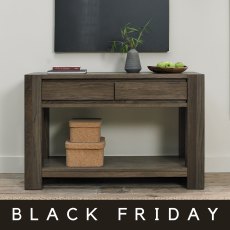 Logan Fumed Oak Console Table