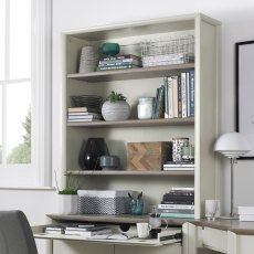 Bergen Grey Washed Oak & Soft Grey Wide Top Unit - Grade A3 - Ref #0789