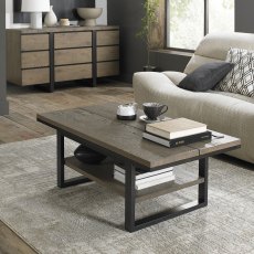 Tivoli Weathered Oak Coffee Table - Grade A2 - Ref #0944