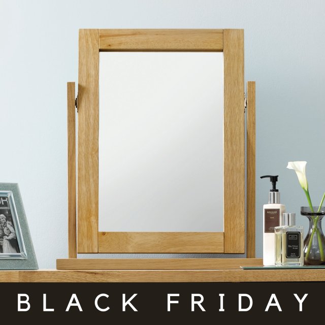 Gallery Collection Atlanta Oak Vanity Mirror