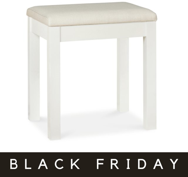 Gallery Collection Atlanta Two Tone Stool - Sand Fabric