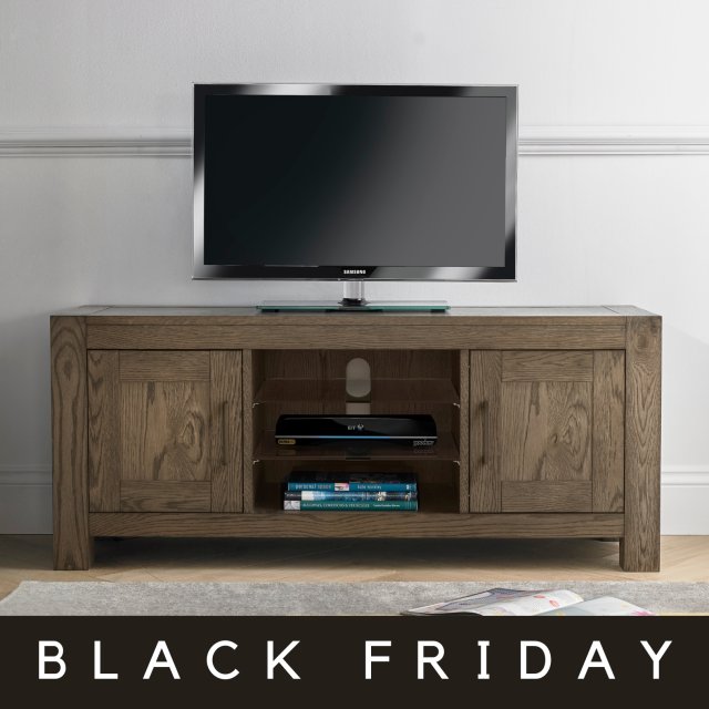 Premier Collection Turin Dark Oak Entertainment Unit