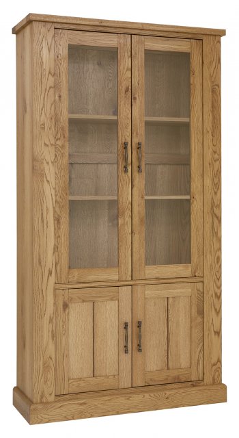 Rustic oak outlet cabinet