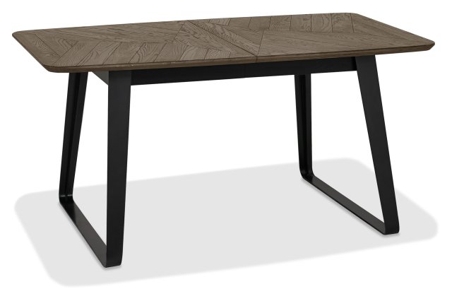 Signature Collection Emerson Weathered Oak & Peppercorn 4-6 Seater Extension Dining Table