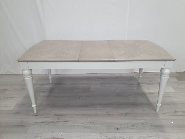 Grey washed deals oak dining table