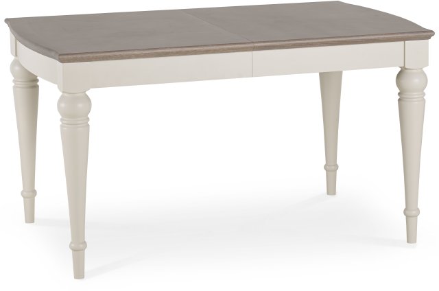 Premier Collection Montreux Grey Washed Oak & Soft Grey 4-6 Extension Table - Grade A3 - Ref #0939