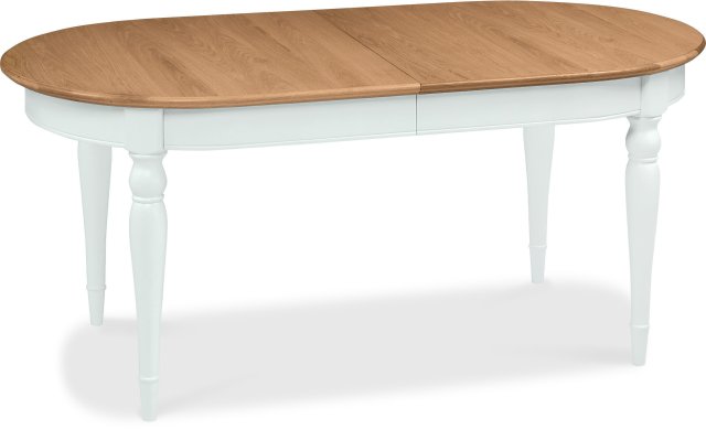 Premier Collection Hampstead Two Tone 4-6 Extension Dining Table - Grade A2 - Ref #0945