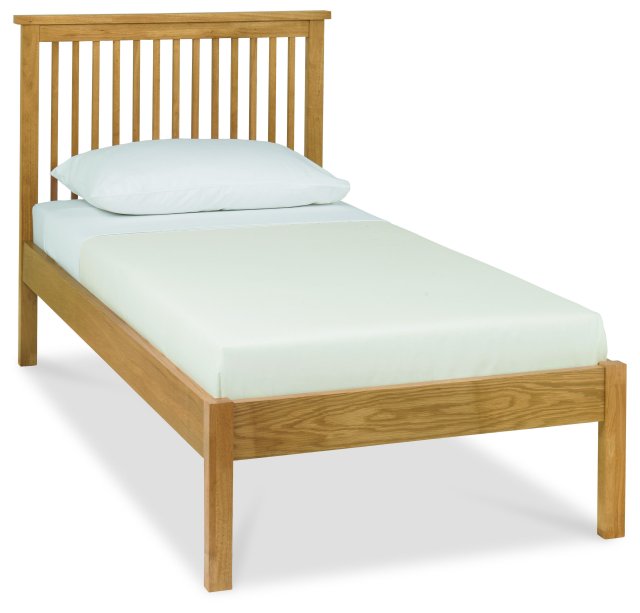 Gallery Collection Atlanta Oak Low Footend Bedstead Single 90cm - Grade A2 - Ref #0951