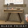 Premier Collection Cadell Aged Oak Console Table With Drawers