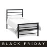 Headboards & Bedsteads Collection Urban Matt Black Bedstead Single 90cm