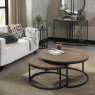 Signature Collection Chevron Weathered Ash Coffee Nest Of Tables