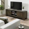 Bentley Designs Logan Fumed Oak Entertainment Unit- feature