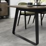 Signature Collection Emerson Weathered Oak & Peppercorn 4-6 Seater Extension Dining Table