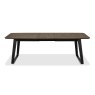 Signature Collection Emerson Weathered Oak & Peppercorn 6-8 Seater Extension Dining Table