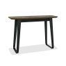 Signature Collection Emerson Weathered Oak & Peppercorn Console Table