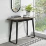 Signature Collection Emerson Weathered Oak & Peppercorn Console Table