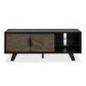 Signature Collection Emerson Weathered Oak & Peppercorn Entertainment Unit