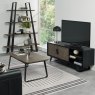 Signature Collection Emerson Weathered Oak & Peppercorn Entertainment Unit