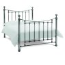 Headboards & Bedsteads Collection Isabelle Antique Nickel Bedstead Double 135cm - Grade A3 - Ref #0768