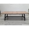 Signature Collection Camden Weathered Oak & Peppercorn 6 - 8 Seater Dining Table - Grade A3 - Ref #0831