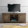 Premier Collection Turin Dark Oak Entertainment Unit - Grade A2 - Ref #0841