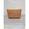 Premier Collection Turin Light Oak Narrow Sideboard - Grade A2 - Ref #0848