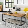 Signature Collection Indus Rustic Oak Coffee Table - Grade A2 - Ref #0853