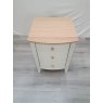 Premier Collection Whitby Scandi Oak & Soft Grey 3 Drawer Nightstand - Grade A2 - Ref #0874