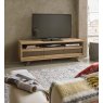 Premier Collection Cadell Aged Oak Entertainment Unit - Grade A3 - Ref #0876