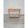 Premier Collection Bergen Oak Console Table With Drawer - Grade A2- Ref #0906