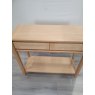 Premier Collection Bergen Oak Console Table With Drawer - Grade A2- Ref #0906