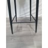 Gallery Collection Cezanne - Petrol Blue Velvet Fabric Bar Stool with Black Legs (Single) - Grade A3 - Ref #0915