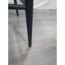 Gallery Collection Cezanne - Petrol Blue Velvet Fabric Bar Stool with Black Legs (Single) - Grade A3 - Ref #0915