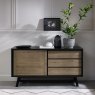 Signature Collection Camden Weathered Oak & Peppercorn Wide Sideboard - Grade A3 - Ref #0921