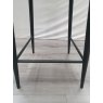 Gallery Collection Cezanne - Petrol Blue Velvet Fabric Bar Stool with Black Legs (Single) - Grade A2 - Ref #0931