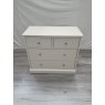 Premier Collection Ashby Soft Grey 2+2 Drawer Chest - Grade A2 - Ref #0938