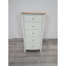 Premier Collection Whitby Scandi Oak & Soft Grey 5 Drawer Chest - Grade A2 - Ref #0964