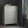 Premier Collection Whitby Scandi Oak & Soft Grey 4+2 Drawer Chest - Grade A2 - Ref #0970